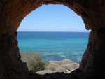 A Libyan grotto overlooking the sea